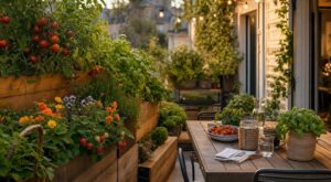 Voici le coin gourmand collé à la terrasse que les paysagistes installent partout à la place du grand potager