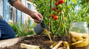 Vous jetez toujours cet ingrédient après chaque repas : au potager, il sauve vos tomates en plein juillet