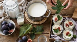 Vous ramassez les figues et jetez ces feuilles du jardin qui donnent aux desserts, en Provence, un parfum incroyable