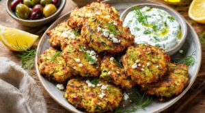 Apéro : si vous servez encore du tzatziki, vous ratez ces petites galettes grecques à la feta ultra croustillantes