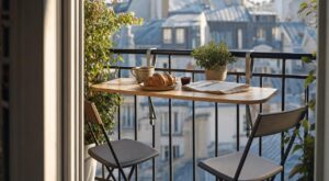 Balcon de 4 m² : ce détail fixé au garde-corps a tout changé, on ne veut plus petit-déjeuner à l’intérieur