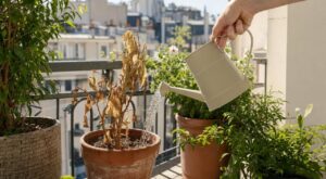 Canicule : ce geste de 15 minutes peut sauver une plante de balcon qu&rsquo;on croyait complètement desséchée