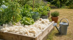 Canicule : cette laine naturelle évite à vos plantes de griller et réduit vos arrosages de 30 %