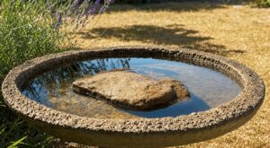 Canicule : les anciens posaient toujours cette pierre dans l&rsquo;abreuvoir, elle évite l&rsquo;erreur qui tue les oiseaux