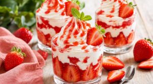 Ce dessert aux fraises sans four, monté en 10 minutes, va détrôner votre tarte et battre la glace italienne cet été