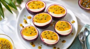 Ce dessert d’été en 2 couches, prêt la veille dans ce fruit exotique, a fait sortir les téléphones de tous mes invités
