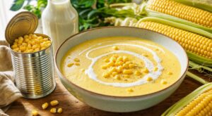 Ce légume en boîte que vous mettez en salade : mixé avec du lait, il révèle un potentiel fou en soupe froide