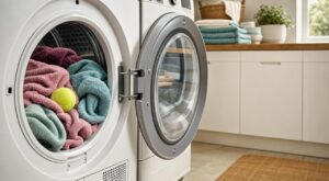 Ce petit accessoire de sport dans le sèche-linge a tout changé : si vos serviettes sèchent mal, vous ratez ce geste