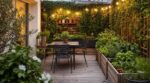 Ce plan en 3 gestes pour transformer un petit jardin en ville en terrasse cosy avec coin potager dès ce week-end