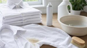 Chemises blanches jaunies : cette erreur sous vos bras rend la Javel inutile et aggrave encore les auréoles