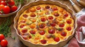 Clafoutis tomates cerises : si le fond est toujours détrempé, c’est ce geste tout bête qui le ruine