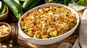 Crumble de courgettes : ce geste au four change tout, la version aux amandes dont tout le monde se ressert