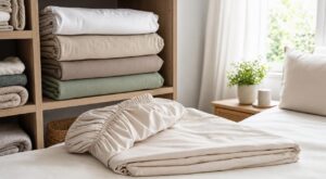 Drap-housse : ne faites plus cette erreur de pliage, ce geste en 2 coins change tout au rangement