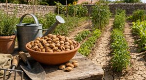 En pleine sécheresse, ne jetez plus ces noyaux de fruits d’été : nos anciens protégeaient ainsi tout leur potager