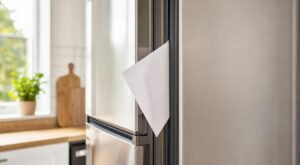 Frigo qui ronronne sans arrêt : cette astuce de réparateur avec une simple feuille révèle si votre facture explose