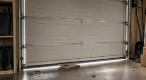 Glissez une feuille de journal sous la porte du garage : si elle fait ça, vos factures de chauffage vont coûter cher