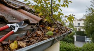 Gouttière bouchée par l&rsquo;arbre du voisin : cette erreur avec votre sécateur peut vous coûter très cher en justice