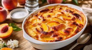 Gratin de pêches : cette cuillère ajoutée au dernier moment change tout (et vous évite de tout gâcher au four)