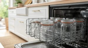 Lave-vaisselle : ce bocal hermétique dans le panier du haut vous prépare un plat maison… si vous évitez cette erreur