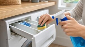 Linge qui sent le renfermé : ne rajoutez surtout pas de lessive avant d&rsquo;avoir nettoyé ce recoin de la machine à laver
