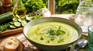 Ma fille m’a dit que c’était mieux que la soupe d’hiver : ce velouté glacé aux courgettes bluffe toute la famille