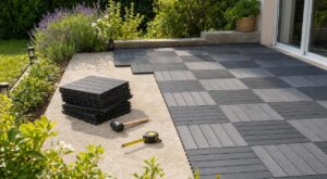 Ne cassez pas votre dalle béton : ce système clipsable en une matinée bluffe vraiment les voisins