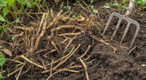 Ne faites plus jamais ce geste avec vos rhizomes : il ruine votre sol et prépare la prochaine invasion
