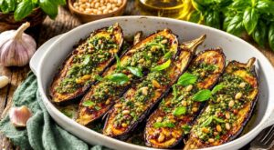 Oubliez la ratatouille : ces aubergines fondantes au pesto bluffent vos invités, à condition d’éviter ce geste interdit