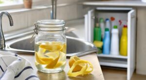 Placard qui déborde et odeurs chimiques : ce bocal près de l’évier remplace vos produits ménagers en 7 jours à peine