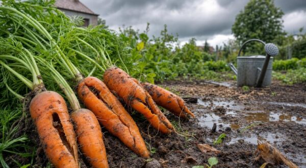 Potager : cette erreur d'arrosage quand la pluie revient fait littéralement éclater vos carottes