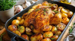 Poulet rôti du dimanche : arrêtez de salir 3 plats, cette astuce change tout pour les pommes de terre