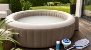 Quand l’eau de votre spa gonflable devient laiteuse, ce réflexe avec le chlore l’empêche de redevenir claire