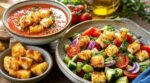 Salades et gaspachos : ce faux croûton au fromage grec ultra croustillant qui change tout en 5 minutes