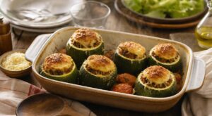 Soirs pressés : ce plat de courgettes rondes, viande hachée et fromage fait oublier les pâtes aux enfants difficiles