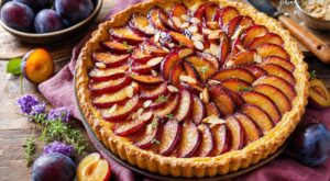 Tarte aux prunes de fin d’été : ce secret tout simple qui évite la pâte détrempée et fait l’unanimité