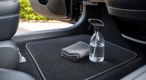 Vous abîmez vos tapis avec des sprays auto à 15 € : ce produit ménager à quelques centimes sèche en 1 h