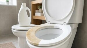 WC jaunis : ce produit du placard que vous mettez dans la machine blanchit la lunette en 1 passage sans frotter