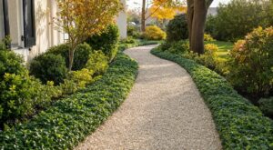 Allée de gravier : ce ruban de plantes à installer début septembre vous dispense presque de désherber