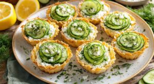 Apéro : ces tartelettes concombre-feta ultra-fraîches rendent tout le monde accro grâce à cette astuce anti-pâte molle