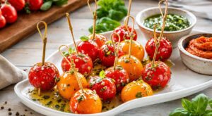 Apéro : cette marinade transforme ce que vous avez au frigo en bonbons salés sur pique qui bluffent tout le monde