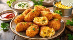 Apéro improvisé : ne servez plus de chips, ces croquettes minute avec ce légume en boîte du placard font un malheur