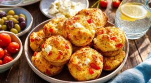 Apéro : marre du même cake sec ? Ces muffins poivron-feta ultra-moelleux ont tout changé, on m’a réclamé la recette