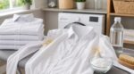 Auréoles sous les bras sur vos chemises : cette erreur de lavage les fixe, ce produit du placard les efface