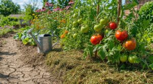 Canicule au jardin : ce paillage gratuit que vous jetez d’habitude sauve vos plantes et réduit vos arrosages