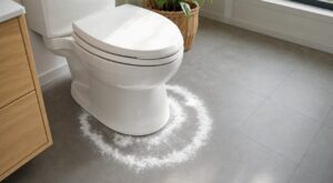 Ce geste au bicarbonate au pied des toilettes : le matin, l’état de la poudre a révélé un problème bien caché