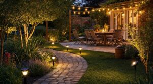 Ce plan lumière solaire transforme votre jardin sans électricité et corrige l’erreur qui le laisse dans le noir