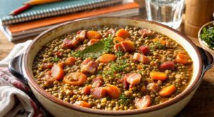 Ce plat doudou à préparer la veille évite la panique des soirs de rentrée : lentilles, lardons et carottes fondantes