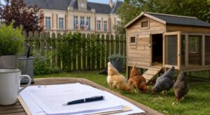 Ce propriétaire installe quatre poules au jardin : cette démarche en mairie oubliée peut aussi vous coûter très cher
