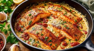 Ce saumon crémeux tomates séchées en une seule poêle évite cette erreur qui vous gâche le dîner quand vous êtes épuisée