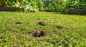 Ces petits trous dans votre pelouse vous affolent ? Ne comblez plus rien, cet insecte protège tout votre potager
